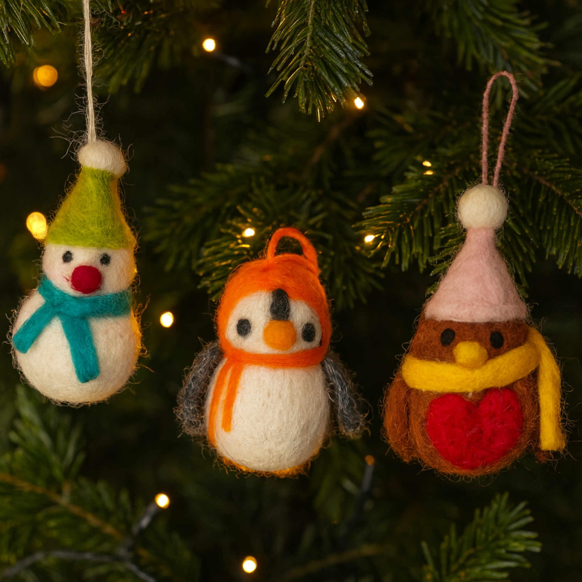 Handmade Felt Ornaments