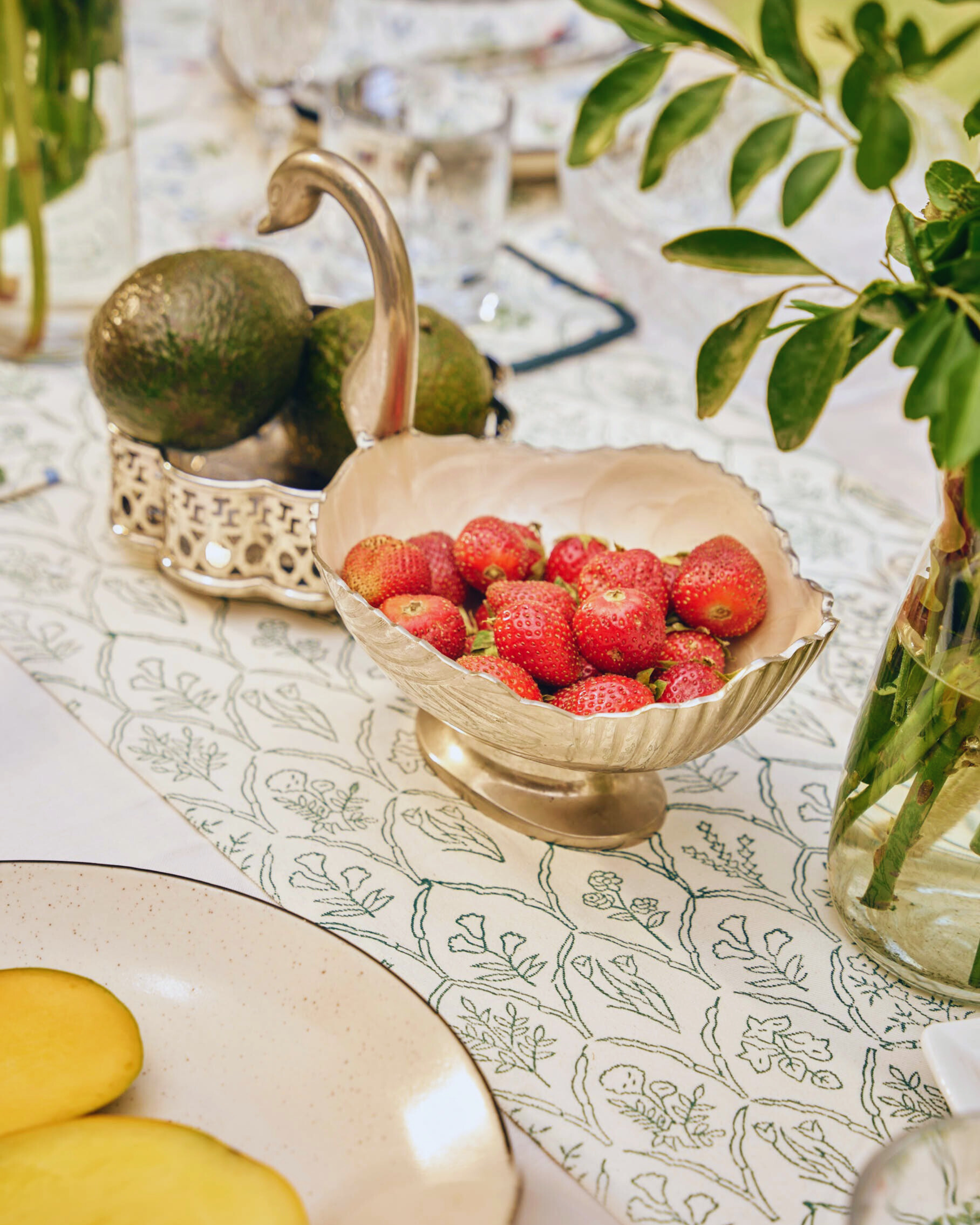 Indian Summer Botanical Table Runner