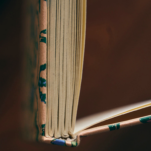 Artisan Made Lay-Flat Journal - Indian Summer Design