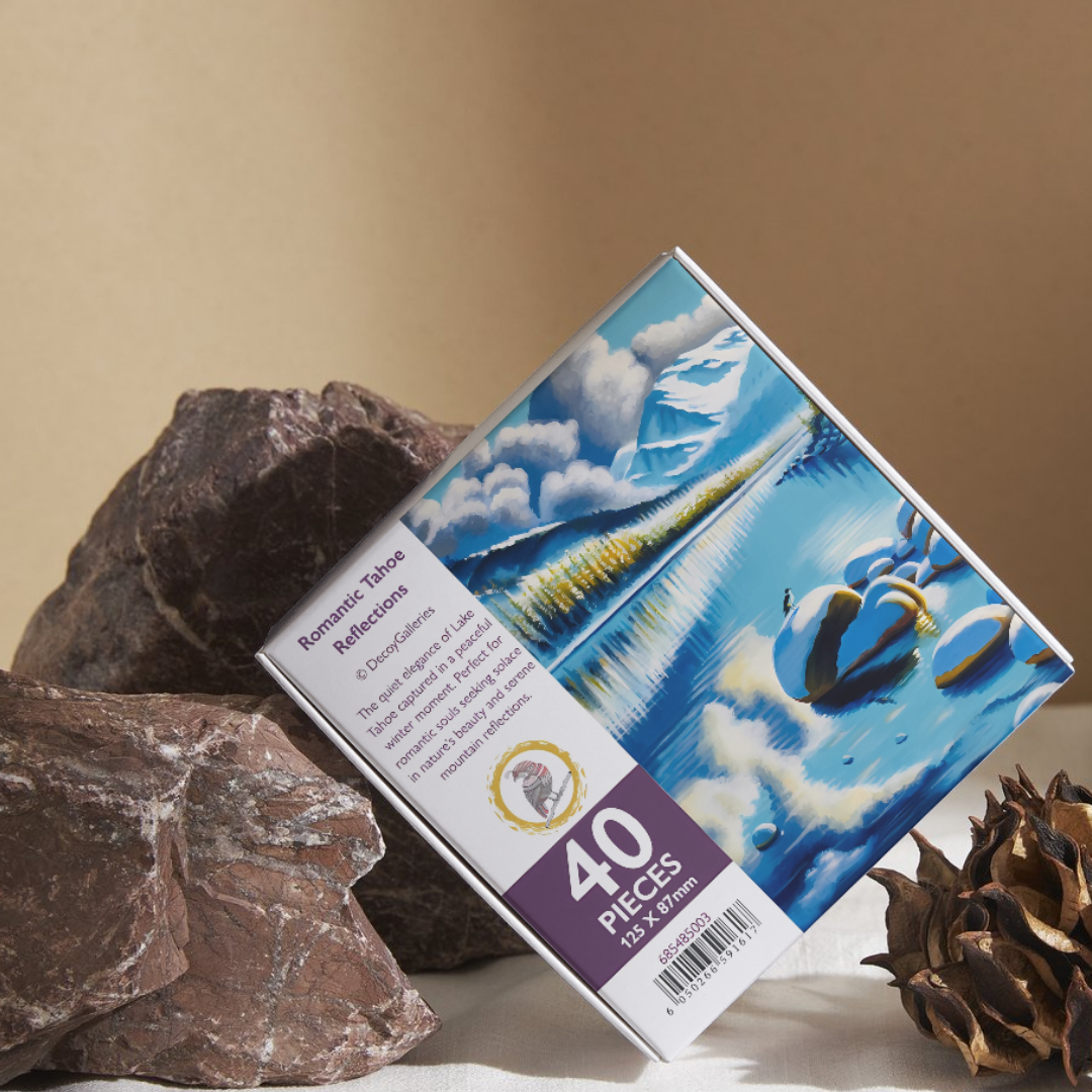 Mini Mindful Puzzle-Romantic Tahoe Reflections - DecoyCreative