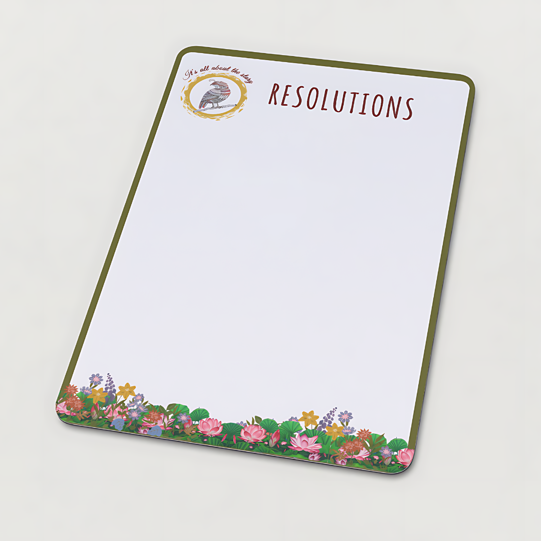 Magnetic Board - New Year Resolutions - DecoyCreative