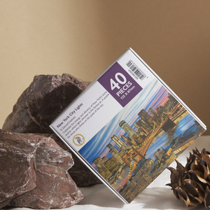 Mini Mindful Puzzle-New York City Lights - DecoyCreative