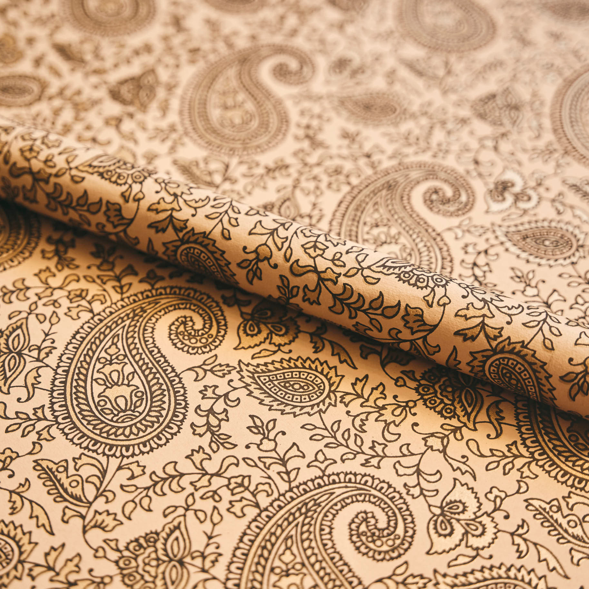 Hardbound Journal - Kraft Paisley Love