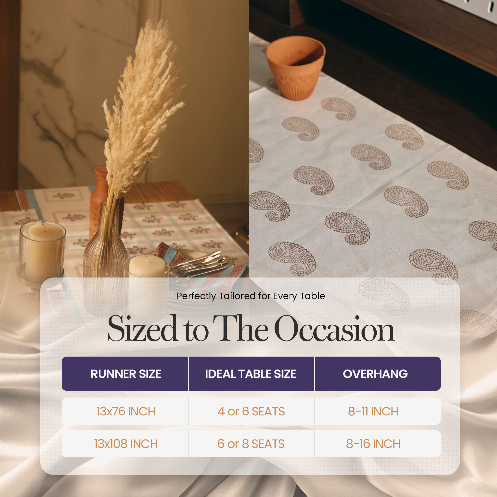 Paisley Love Table Runner